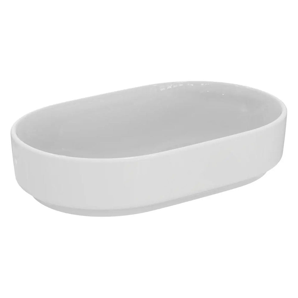 Lavabo da appoggio ovale Ideal Standard i.life O 60x38 cm - Bianco lucido 3