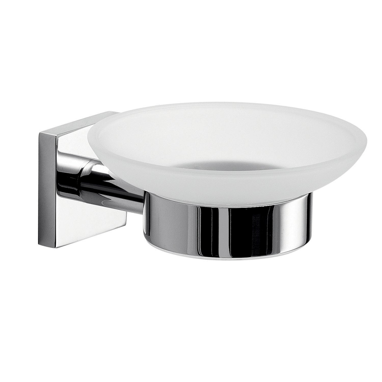 Portasapone a muro Gedy serie Fuji - Cromato by CeramicStore | Lo specialista del tuo bagno