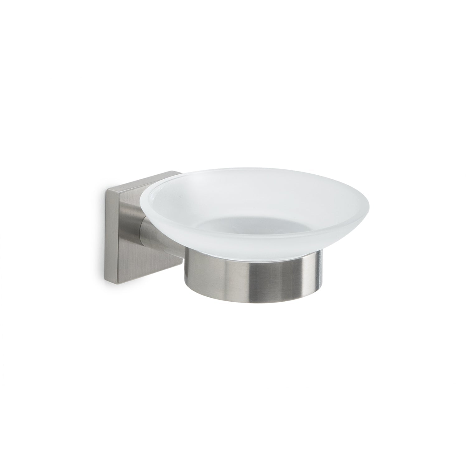 Portasapone a muro Gedy serie Fuji - Spazzolato by CeramicStore | Lo specialista del tuo bagno