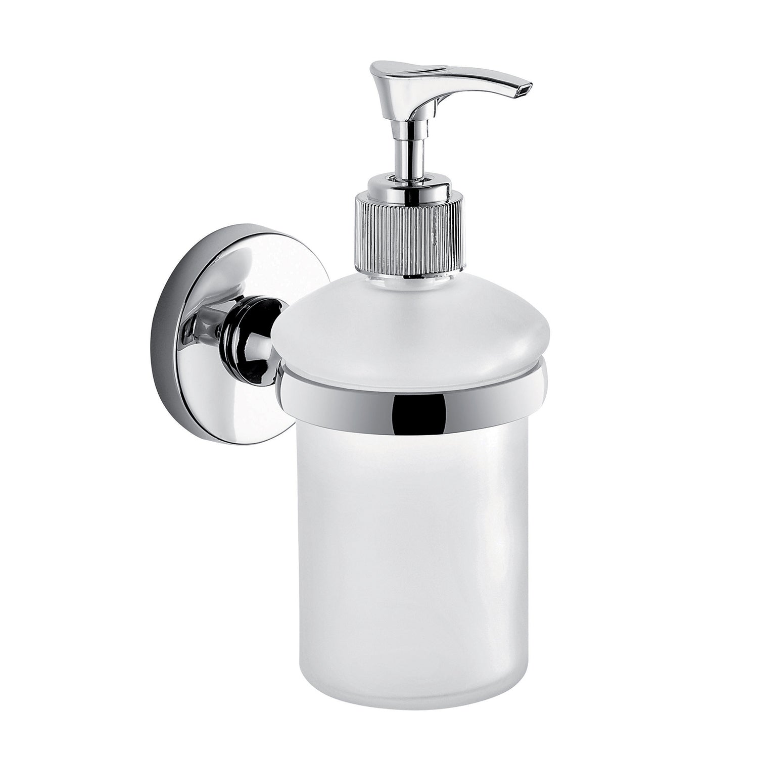 Dispenser sapone in Acciaio Inox e Cromall Gedy serie Felce - Cromato by CeramicStore | Lo specialista del tuo bagno