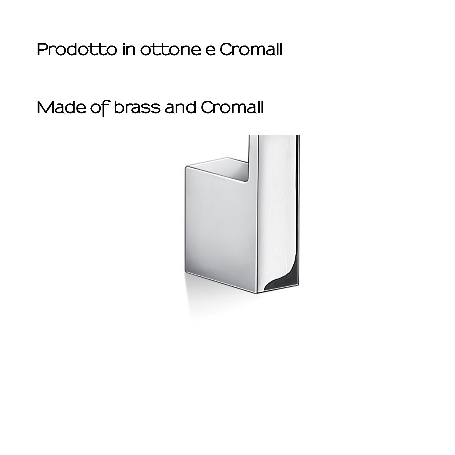  Appendiabiti in Ottone e Cromall Gedy serie Lanzarote - Cromato by CeramicStore | Lo specialista del tuo bagno