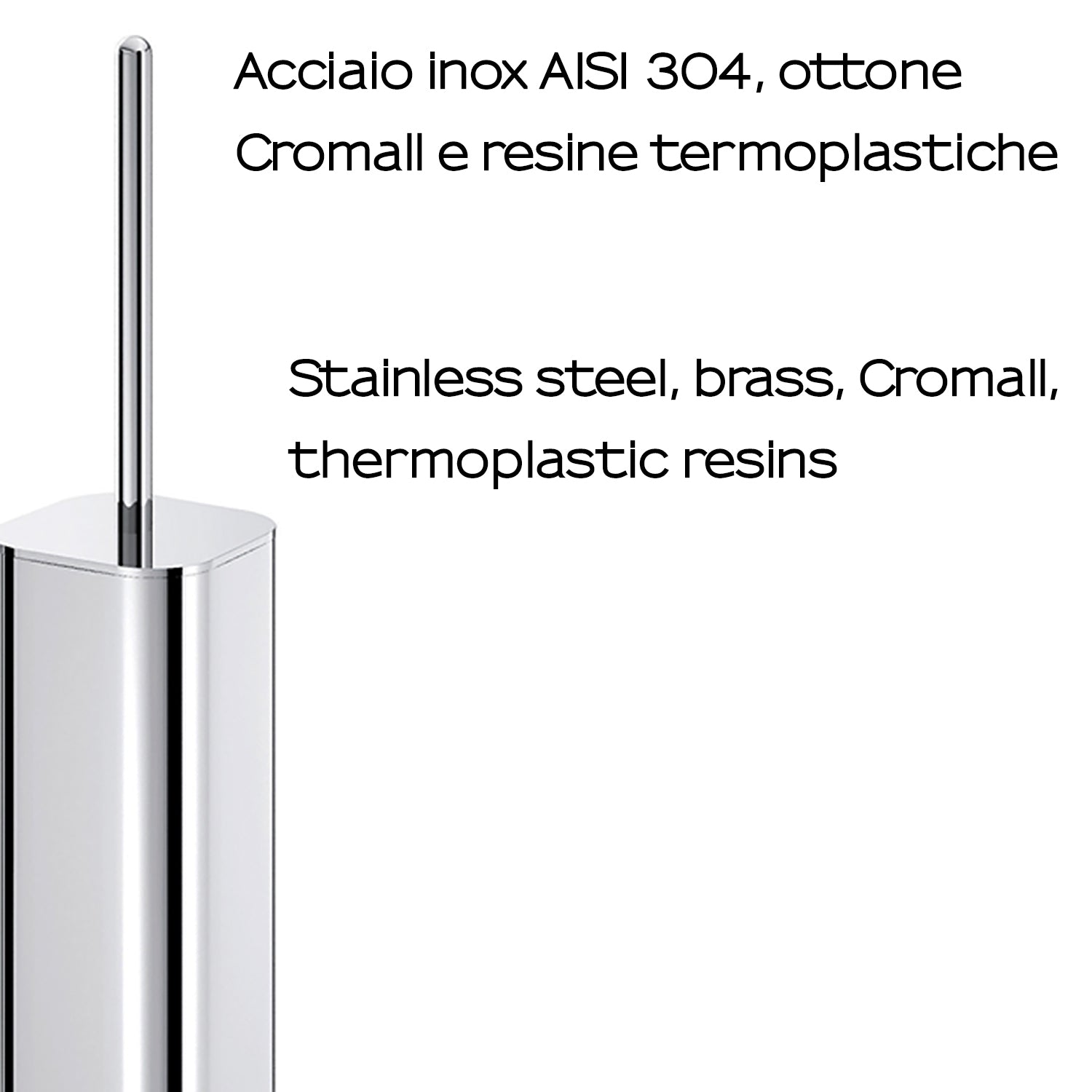  Acciaio Inox AISI 304 e Cromall Outline di Gedy - Cromato by CeramicStore | Lo specialista del tuo bagno