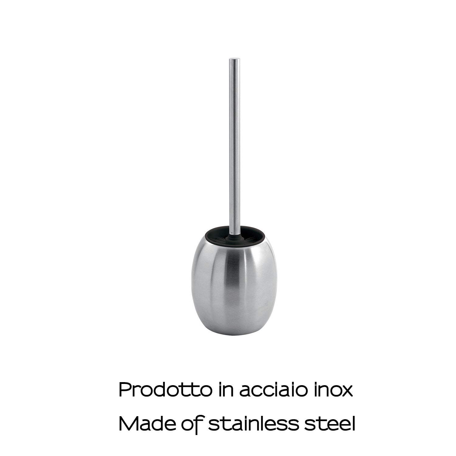  Scopino in Acciaio Inox Gedy serie Nigella - Spazzolato by CeramicStore | Lo specialista del tuo bagno