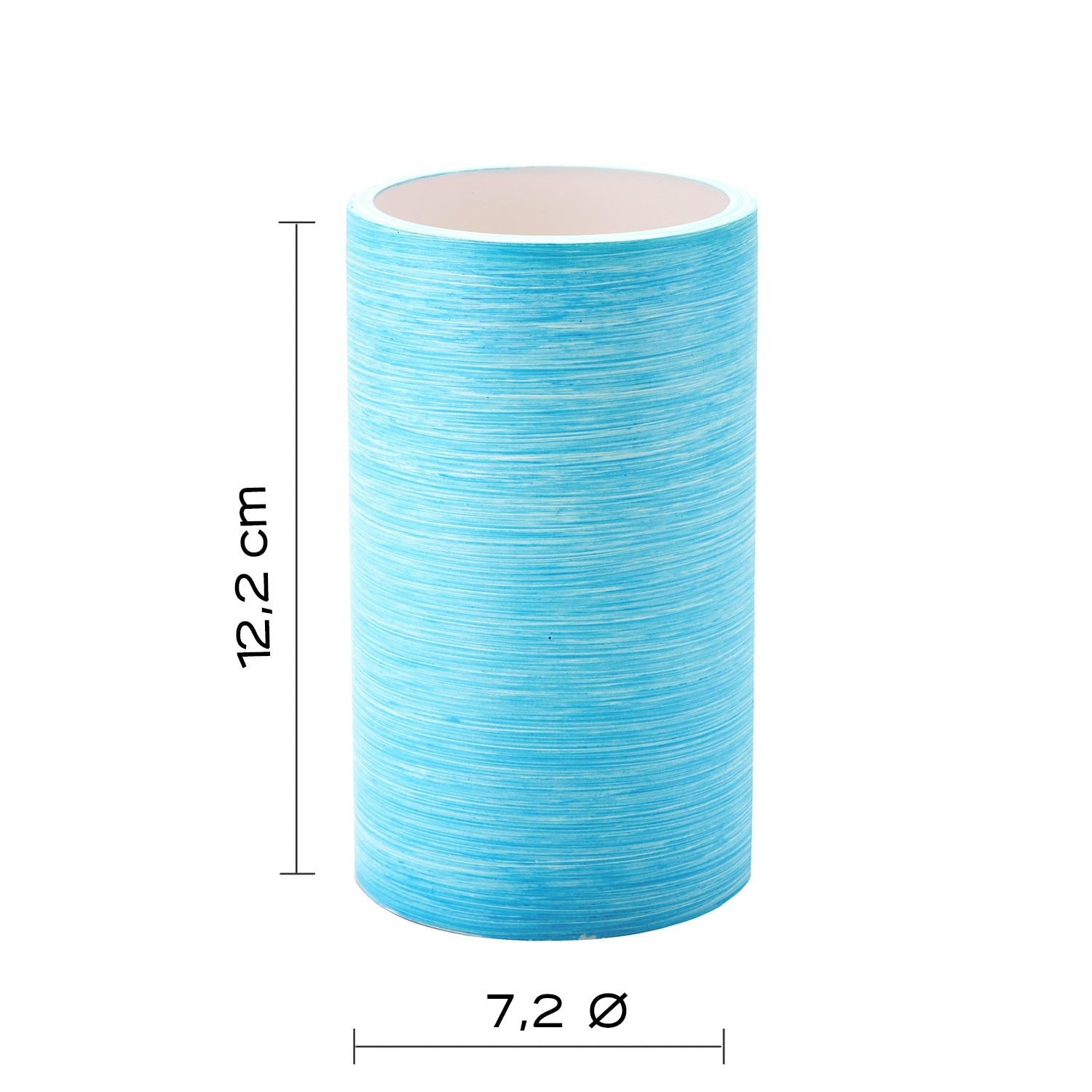  Portaspazzolini da appoggio Gedy serie Sole - Azzurro