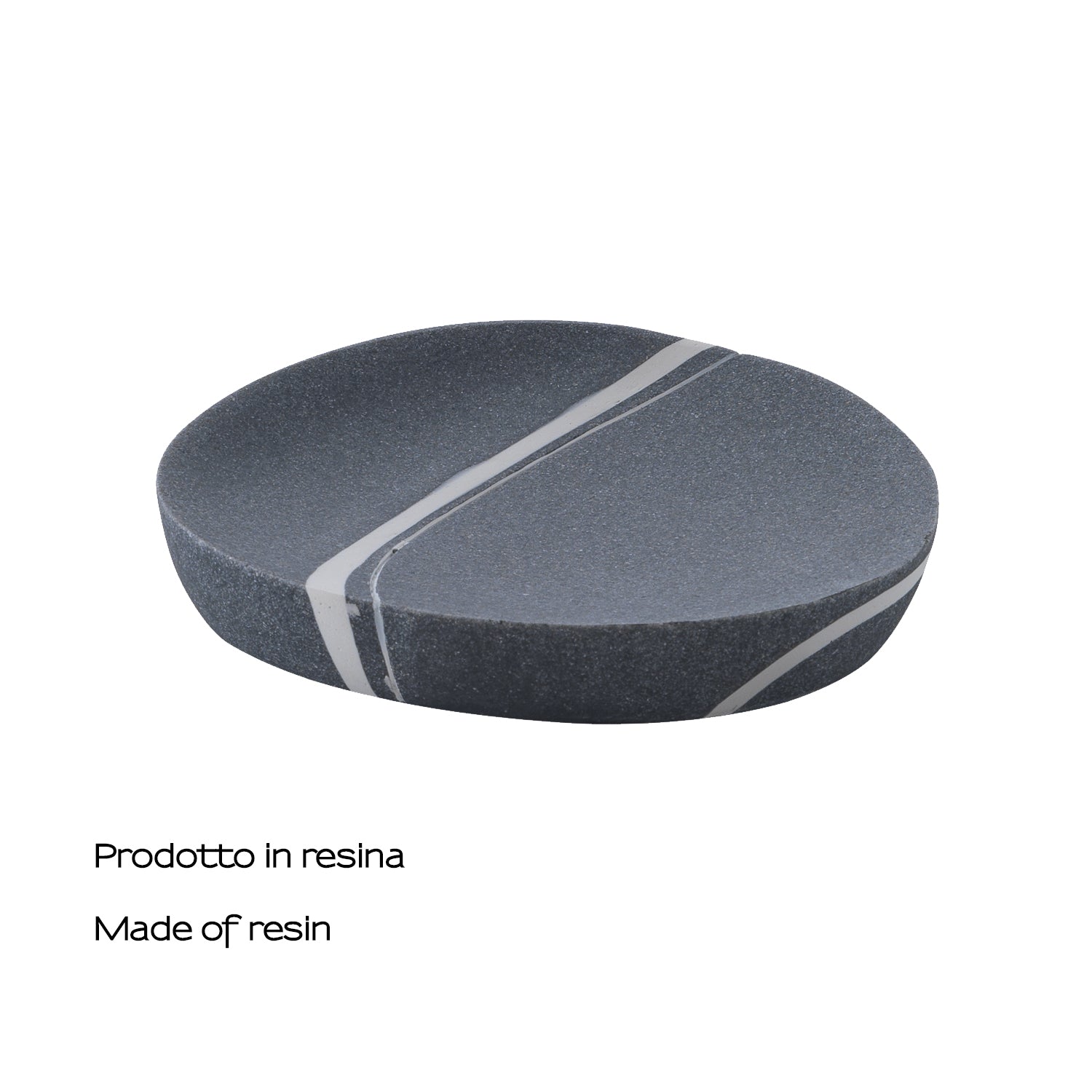  Portasapone da appoggio Gedy serie Yvonne - Grigio