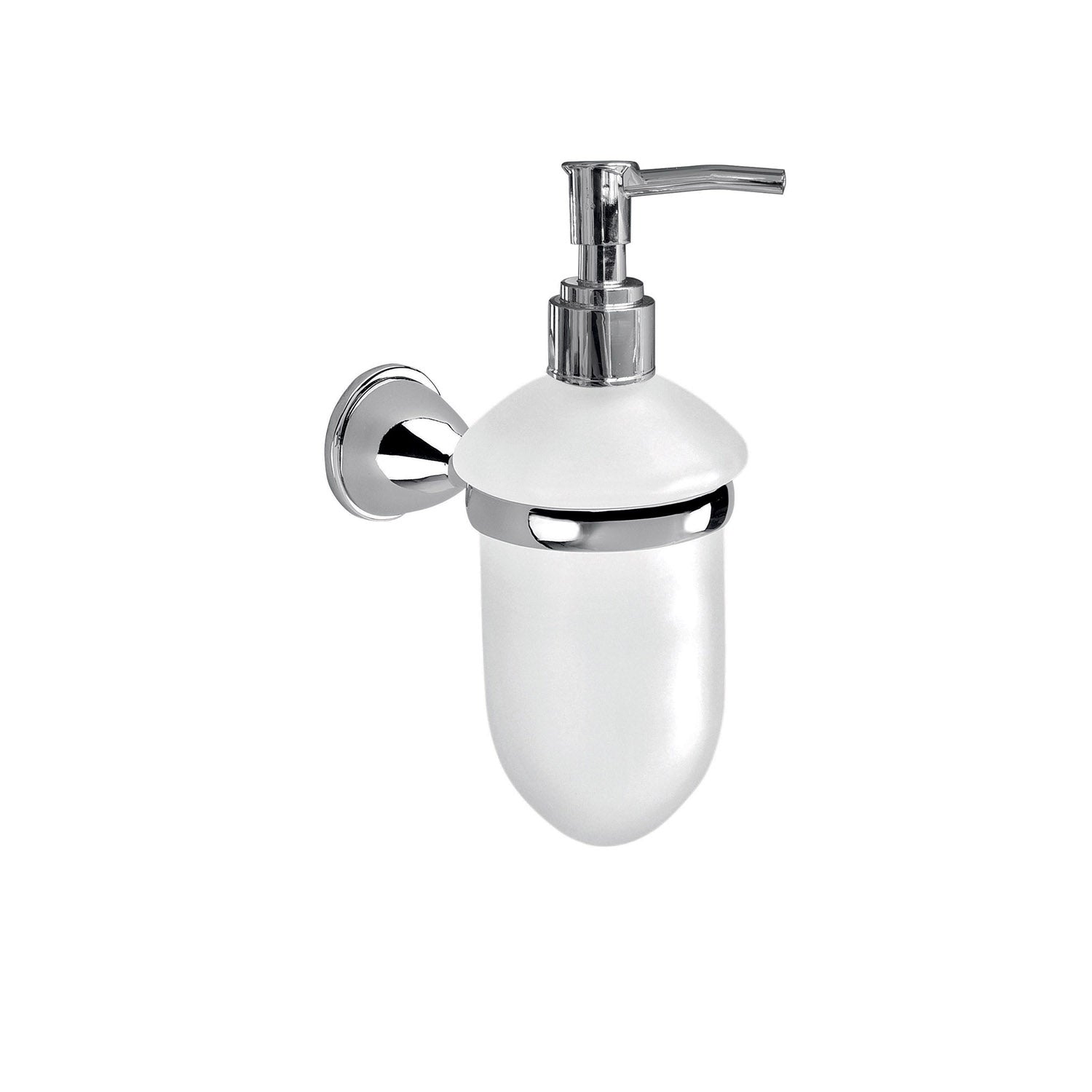 Dispenser sapone in Acciaio Inox Genziana di Gedy - Cromato by CeramicStore | Lo specialista del tuo bagno