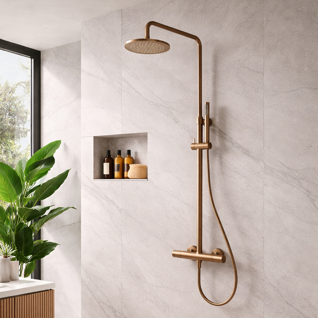 Colonna doccia bronzo Emotion DocciaGo