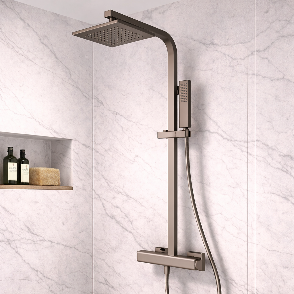 Colonna doccia fango DocciaGo Luxury finitura moderna