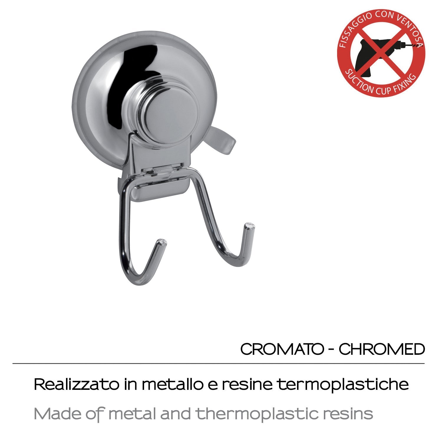  Appendiabiti di Gedy serie Hot - Cromato by CeramicStore | Lo specialista del tuo bagno