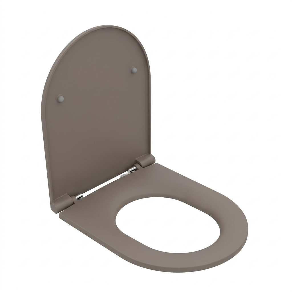 Copriwater soft close colorato per vaso a terra filomuro Infinity BathCore in termoindurente 19