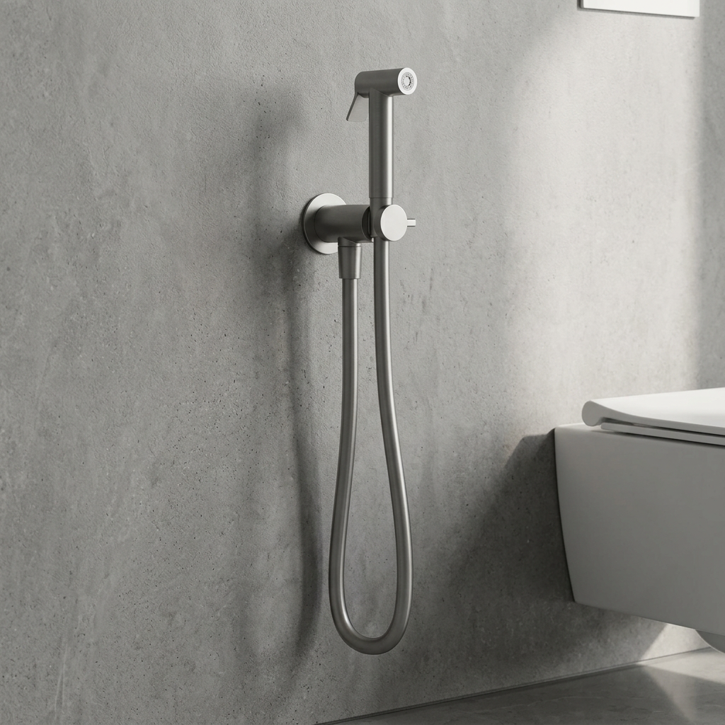 Idroscopino con miscelatore in acciaio 316L BathCore – cromo satinato, bronzo o gun metal