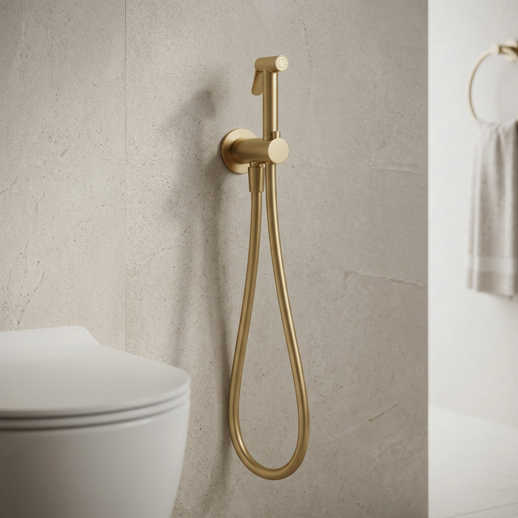 Idroscopino in ottone BathCore con comando diretto - finiture moderne