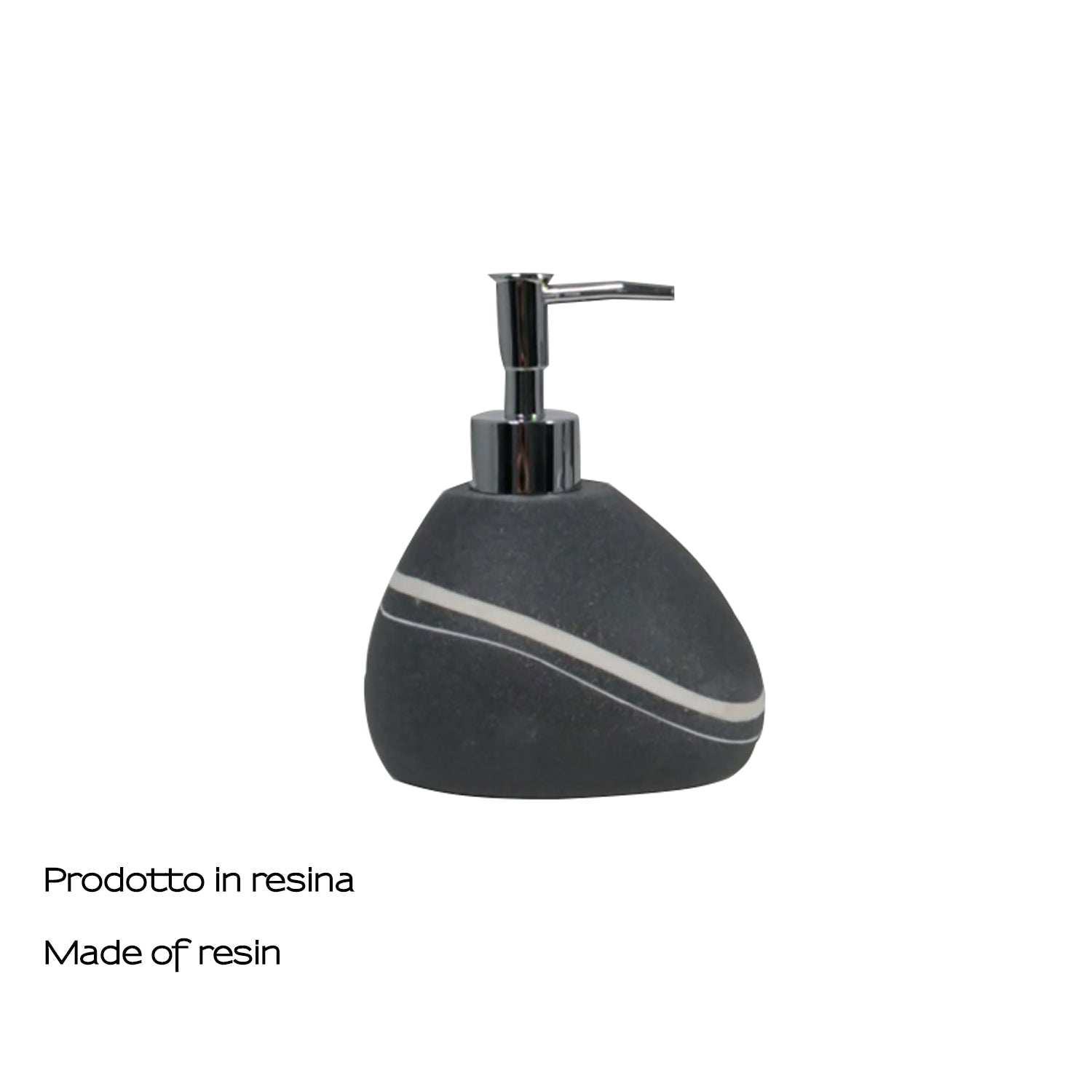  Dosasapone da appoggio con erogatore Gedy serie Yvonne - Grigio