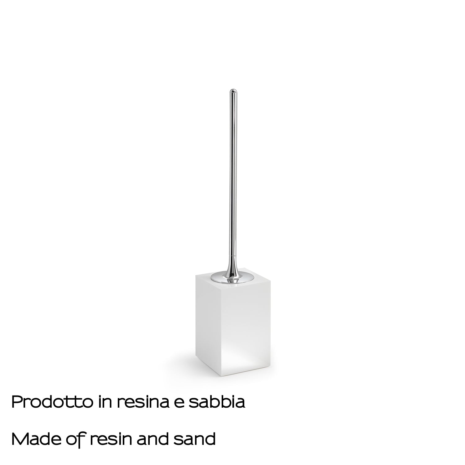  Scopino in resina e sabbia Gedy serie Sofia - Bianco by CeramicStore | Lo specialista del tuo bagno