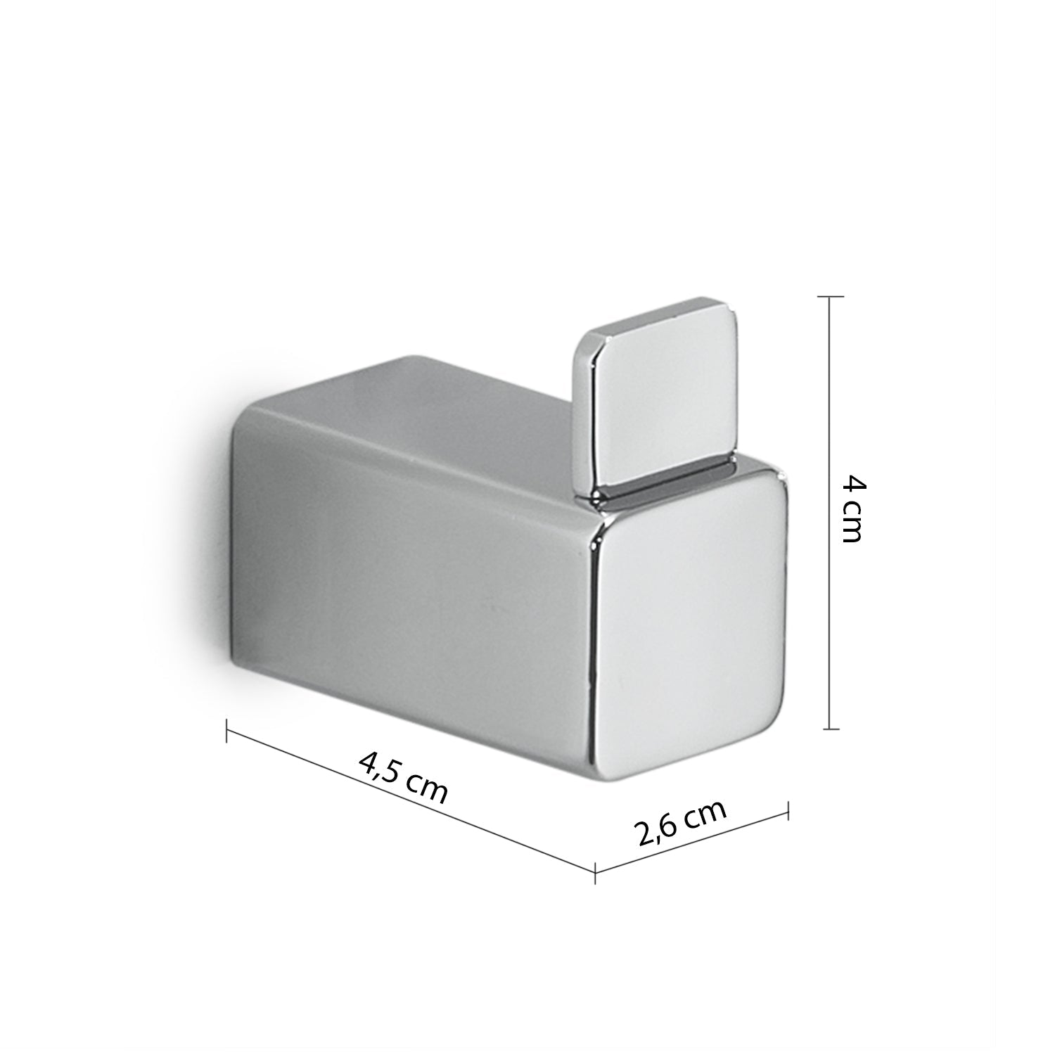  Appendiabiti da muro Spluga di Gedy - Cromato by CeramicStore | Lo specialista del tuo bagno