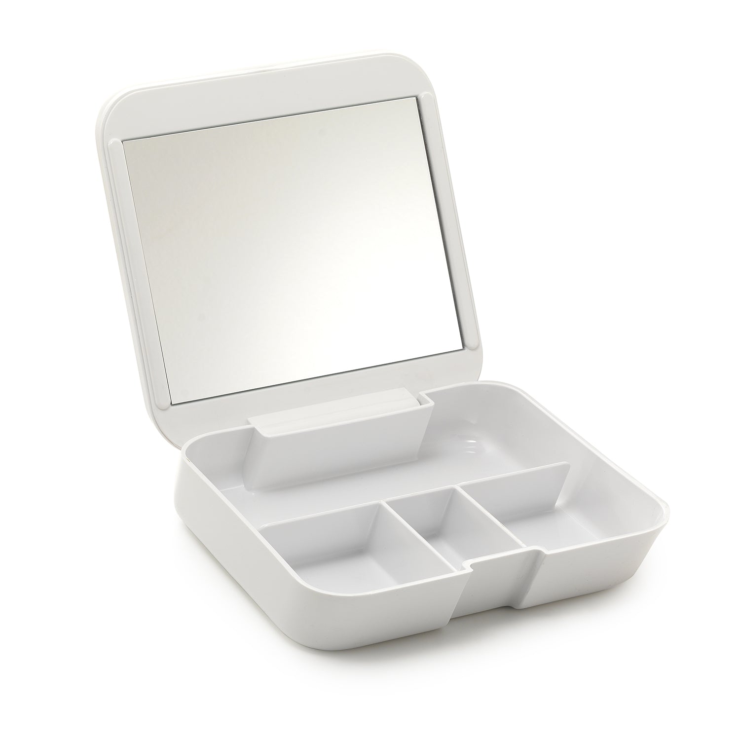 Organizer con specchio da appoggio Gedy serie Seventy - Bianco by CeramicStore | Lo specialista del tuo bagno