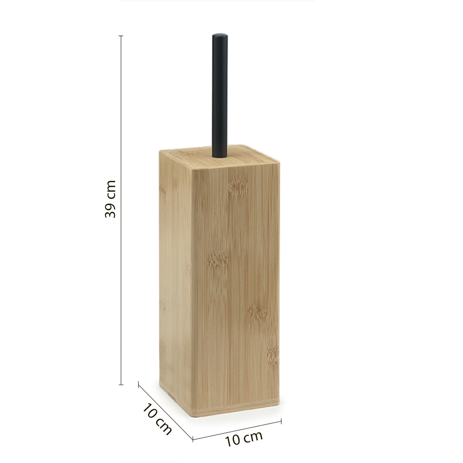  Scopino alto in bambà¹ Gedy serie Bonnie - Naturale/Nero Matt by CeramicStore | Lo specialista del tuo bagno