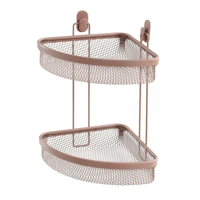 Portaoggetti doccia in acciaio BathCore serie Tiki - varie finiture 17