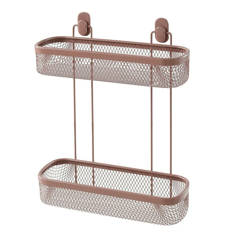 Portaoggetti doccia in acciaio BathCore serie Tiki - varie finiture 16