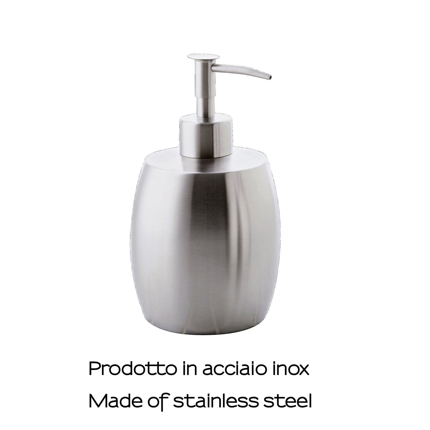  Dispenser sapone in Acciaio Inox Gedy serie Nigella - Spazzolato