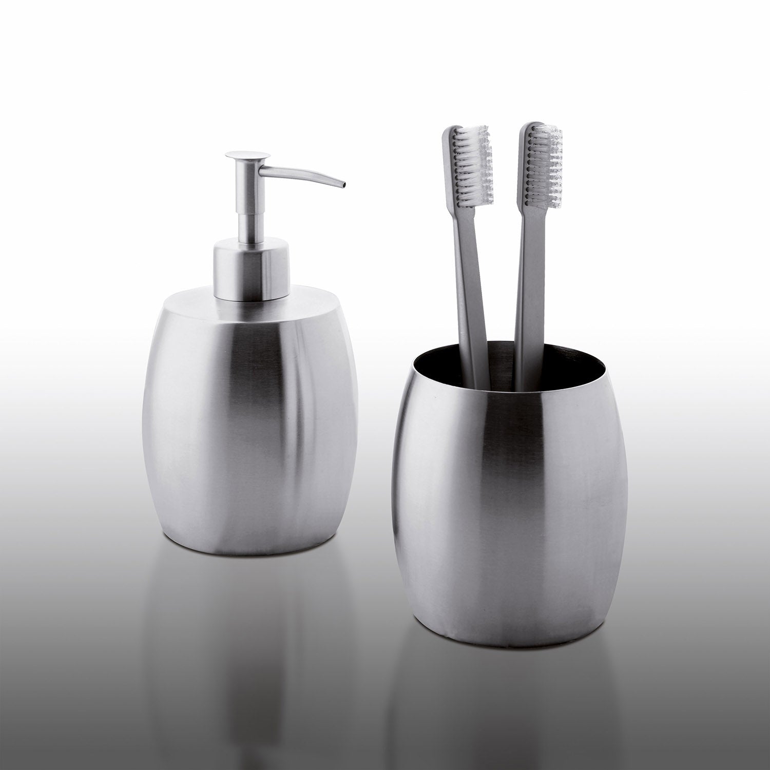  Dispenser sapone in Acciaio Inox Gedy serie Nigella - Spazzolato