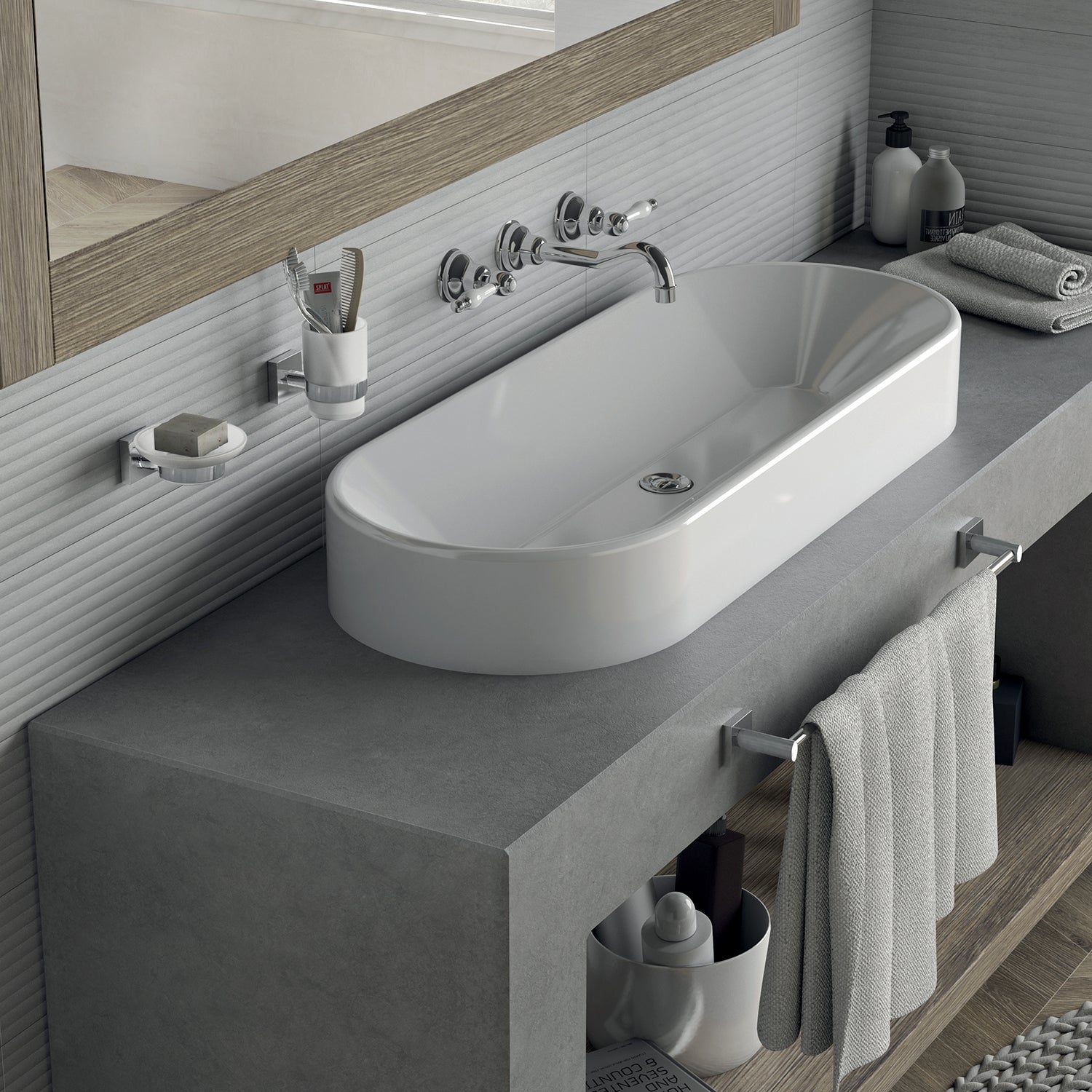  Portasapone a muro Gedy serie Fuji - Cromato by CeramicStore | Lo specialista del tuo bagno