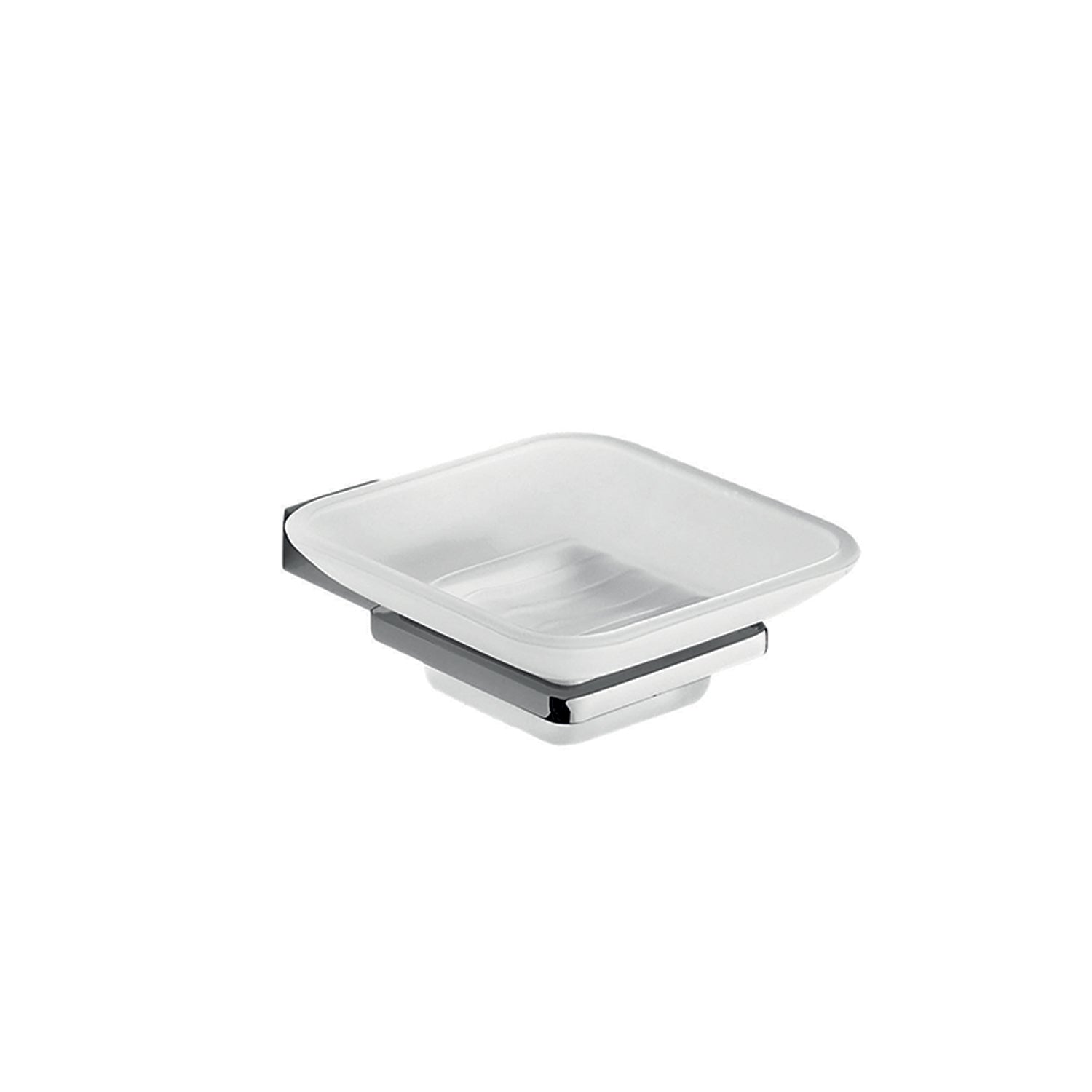 Portasapone in Acciaio Inox di Gedy serie Kansas - Cromato by CeramicStore | Lo specialista del tuo bagno