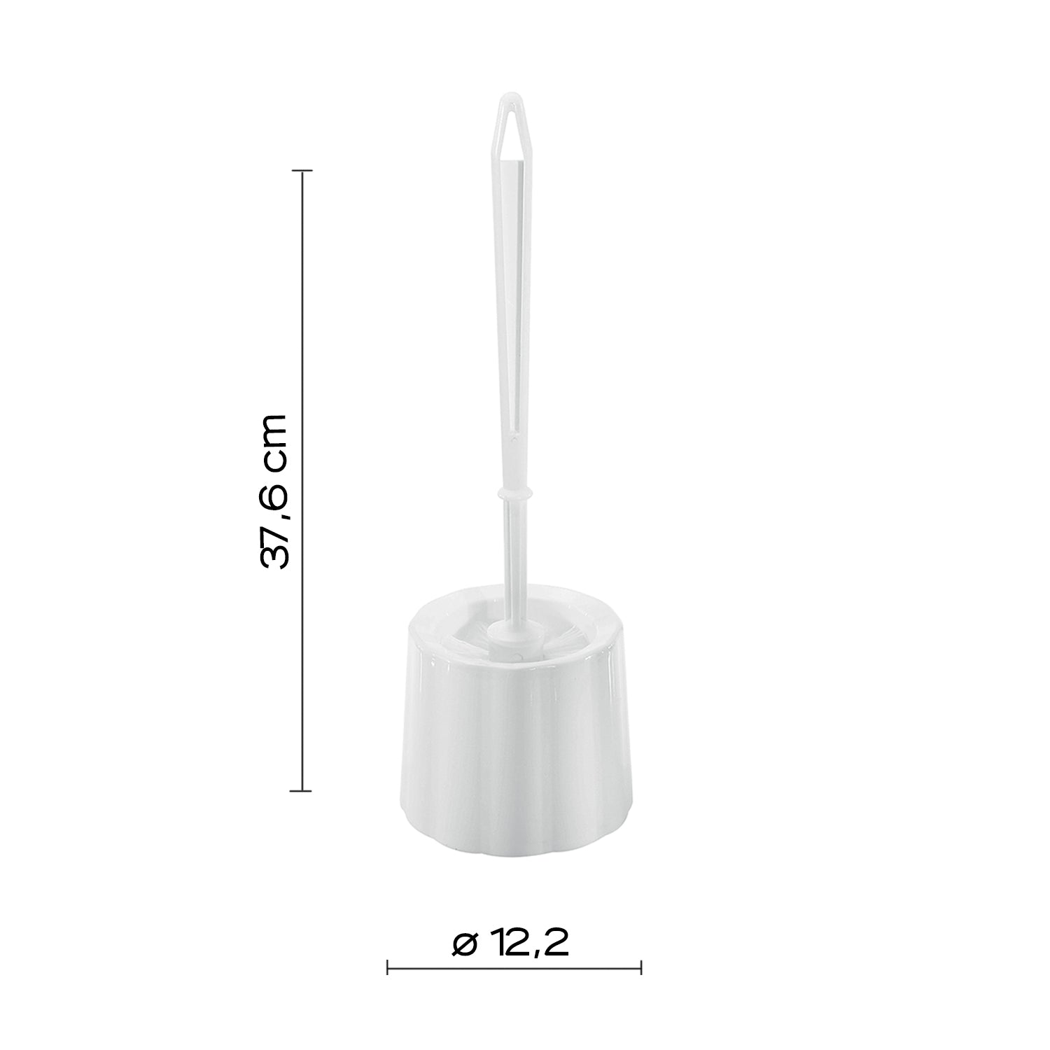  Scopino Zeno di Gedy in resine termoplastiche - Bianco by CeramicStore | Lo specialista del tuo bagno