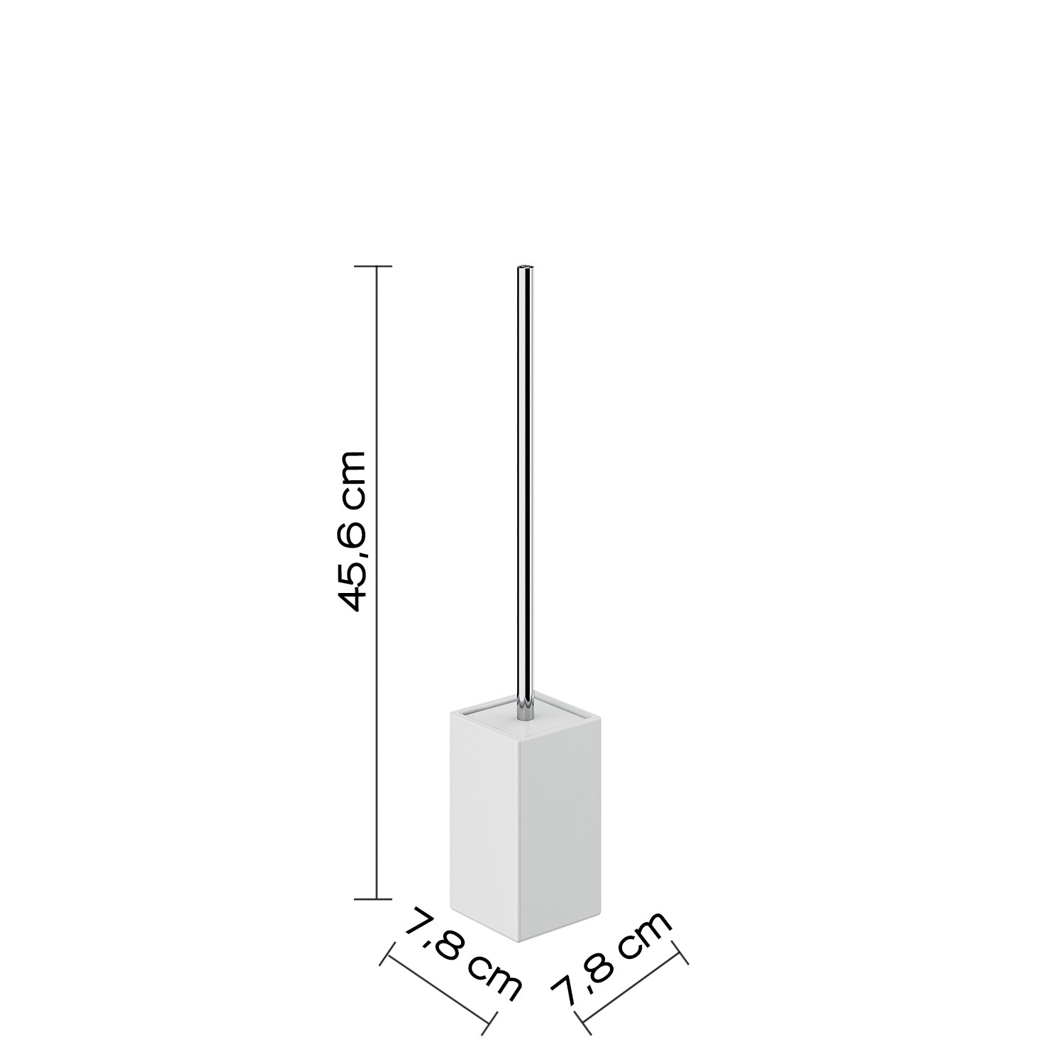  Scopino in ceramica Gedy serie Verbena - Bianco by CeramicStore | Lo specialista del tuo bagno