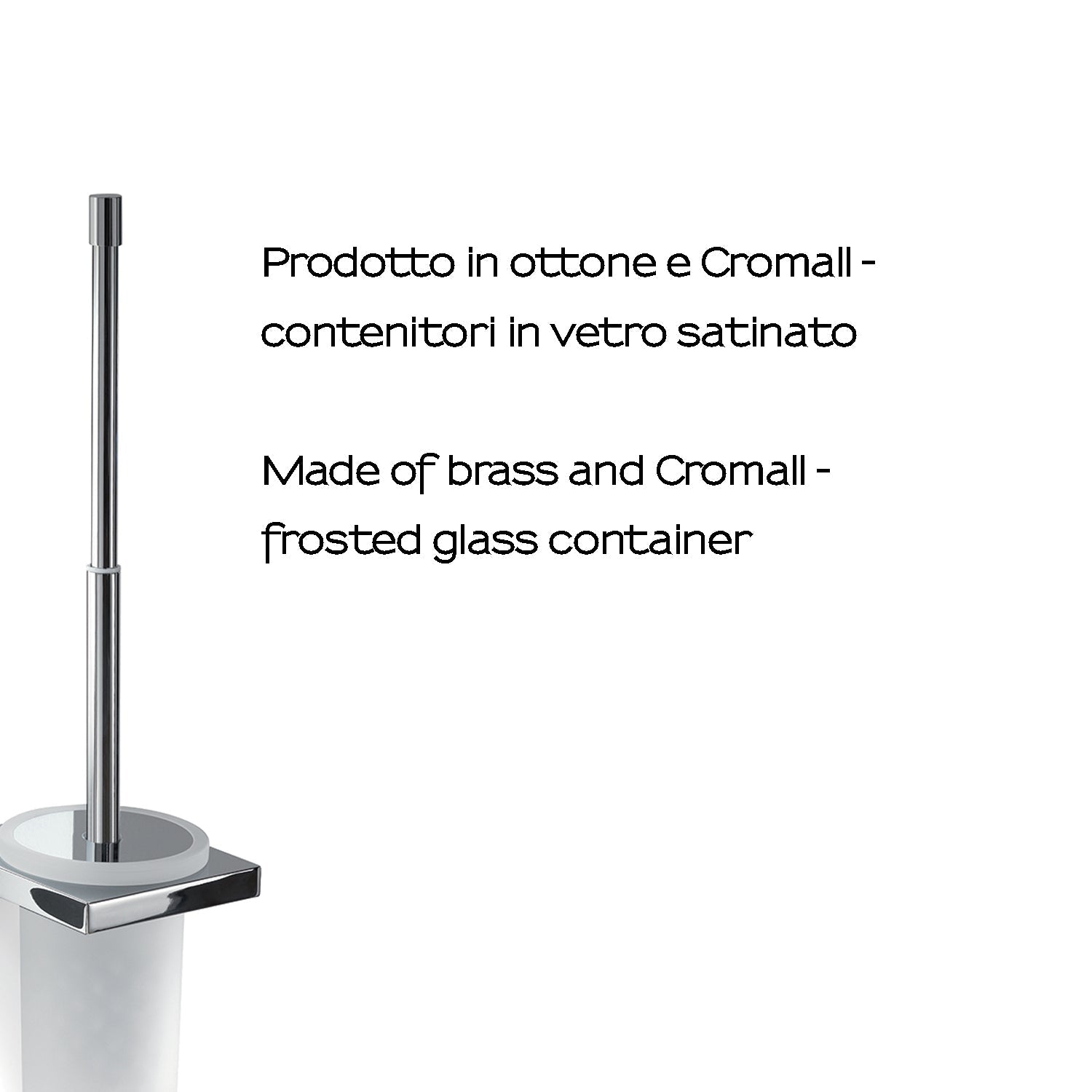  Scopino da parete in Ottone e Cromall Gedy Linea Lanzarote - Cromo by CeramicStore | Lo specialista del tuo bagno