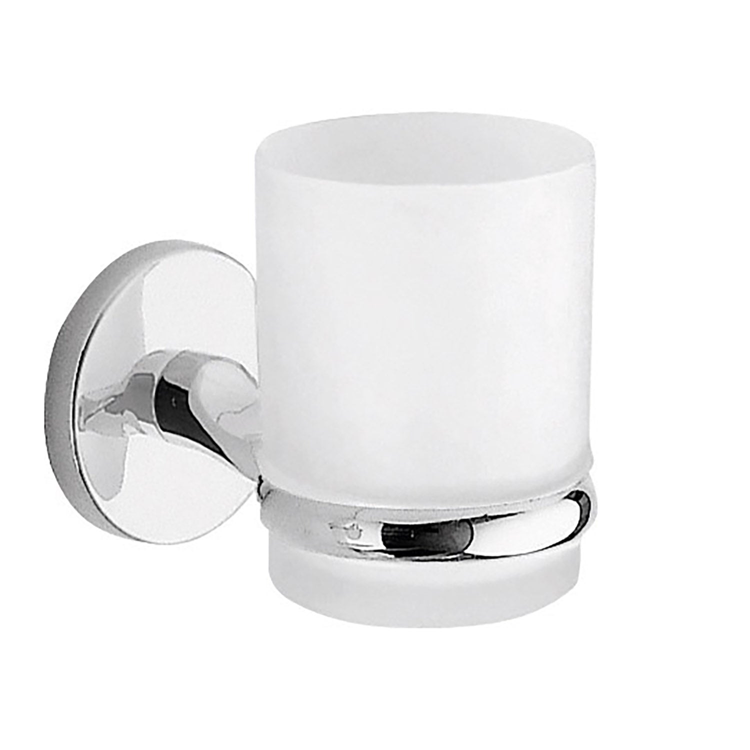 Portaspazzolini a muro Vermont Pro di Gedy - Cromato