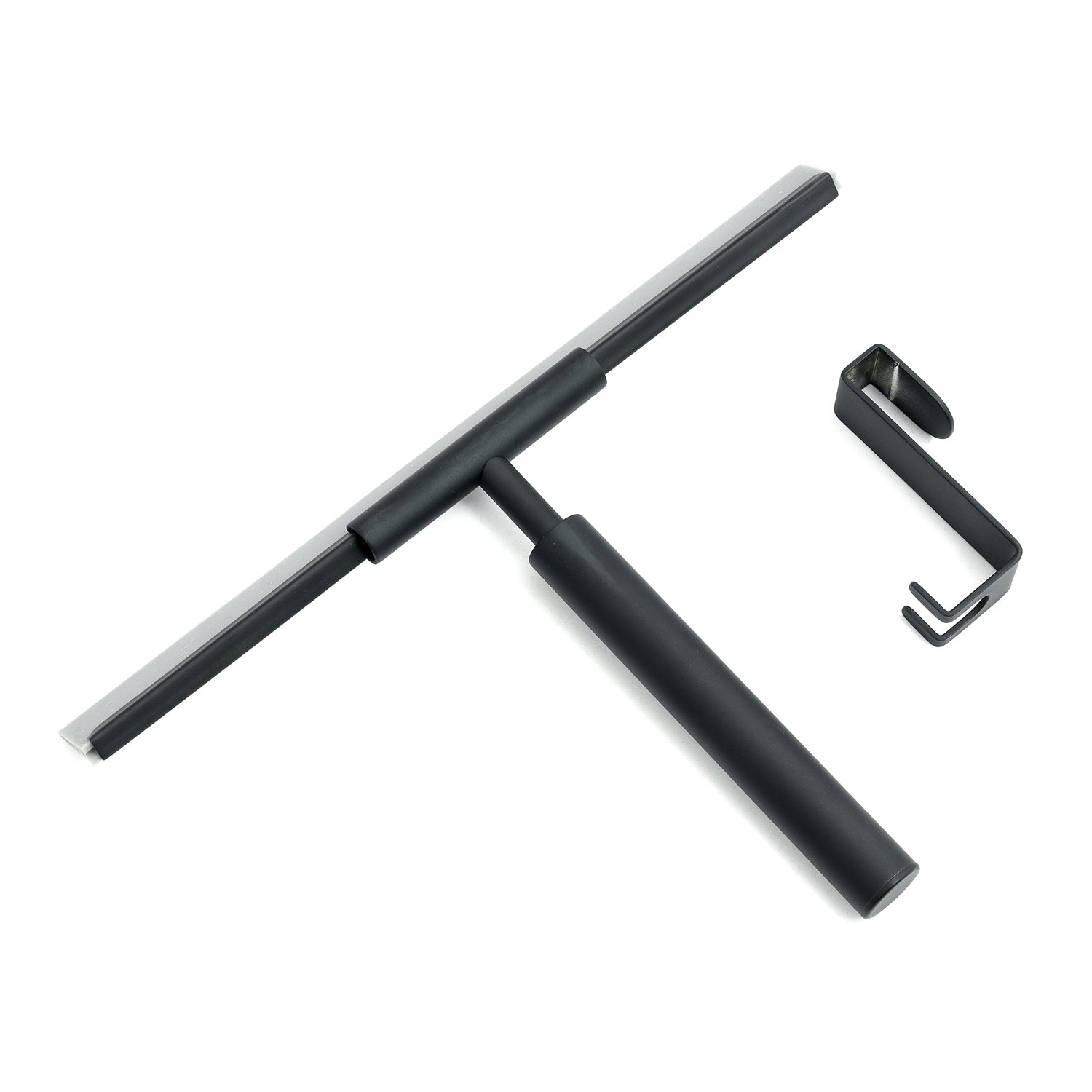 Set tergivetro e gancio modello Thor di Gedy - Nero Matt by CeramicStore | Lo specialista del tuo bagno